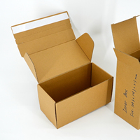 Venta al por mayor de cartón corrugado reciclable tamaño personalizado logotipo planta de embalaje flor entrega cajas de envío plegable