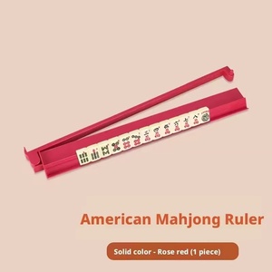 Jeu de Mahjong américain Rainforest Paradise avec des tuiles colorées représentant des perroquets, des feuilles de palmier, des coquillages et des maisons tropicales - Product Image 6