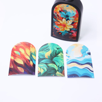 Autocollant transparent holographique en aluminium résistant à l'huile pour soins de la peau et parfums, plaque signalétique métallique 3D personnalisée