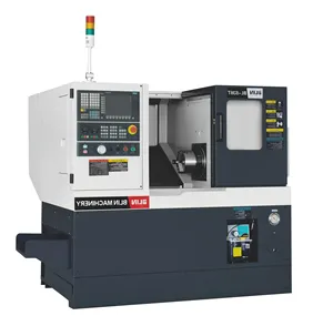 Banco de pulido de alta velocidad, máquina de torno Vertical CNC de Metal, gran rango de ajuste, buena resistencia a la torsión