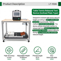 Equipo de Laboratorio para Control de Calidad, Probador Automático de Rebote de Pelotas de Tenis de Mesa, Instrumento de Prueba de Rebote de Ping Pong