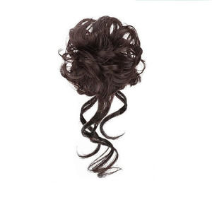 FQ09 FQ10 Chignon effet barbe de dragon 20 cm en fibre Kanekalon, sans colle, naturel, pour femmes, perruques - Product Image 2