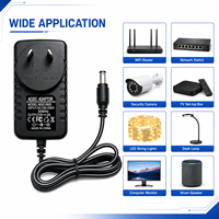 Adaptateur secteur AC/DC 6V 2A 12W personnalisable avec prises US, EU, UK, AU pour routeur, guirlande lumineuse LED, moniteur 2000mA - Vente en gros