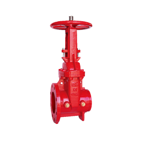 Válvula de Compuerta Genuina y Duradera de 2-12 Pulgadas, Válvula de Compuerta de Cuña Resiliente OS&Y - Con Extremos Flangeados y Ranurados, de Hierro Dúctil Fundido - Product Image 1