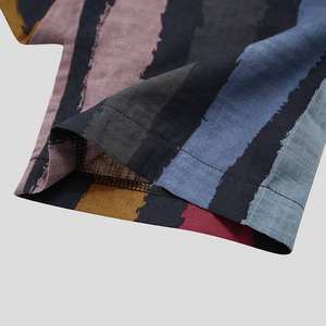 Vente en gros Robes arabes pour homme Chemises africaines rayées à manches longues pour homme <span class=keywords><strong>maroc</strong></span> caftan islamique pour homme musulman - Product Image 6