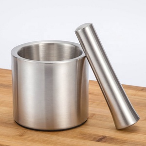 multi-function cylindrical grinder pestle and mortar for garlic - Product Image 6