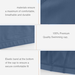 Người lớn người đàn ông chuyên nghiệp mũ bơi không thấm nước đào tạo đua mũ bơi - Product Image 3