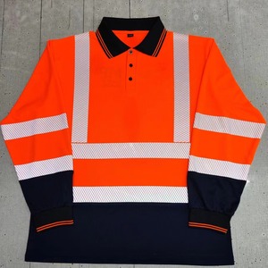 कस्टम लोगो वर्ग 2 कपास खनन मैकेनिक औद्योगिक निर्माण श्रमिक सुरक्षा के लिए पुरुषों की सुरक्षा शर्ट जैकेट जैकेट - Product Image 1