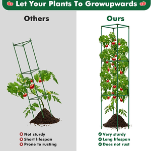 Assembler des pieux de support grimpants simples pour plantes de tomates, des <span class=keywords><strong>cages</strong></span> à tomates et des pieux - Product Image 3