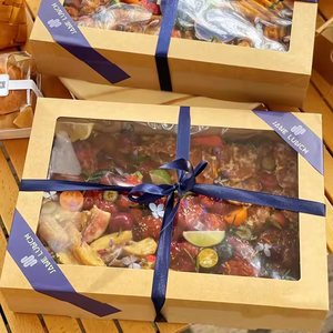 SGP Convenient Cake Packaging UV <b>Foil</b> Embossing Varnishing Glazing Matte Finish Takeaway Paper Boxes Matt Lamination Printing - Product Image 5
