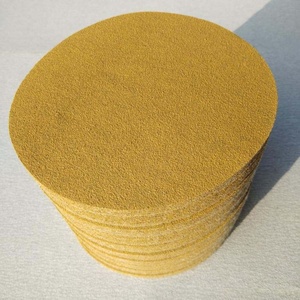 236u 5 "chất lượng OEM ô tô giấy nhám màu vàng 125 Mét cát đĩa giấy cho khô tường đánh bóng - Product Image 5