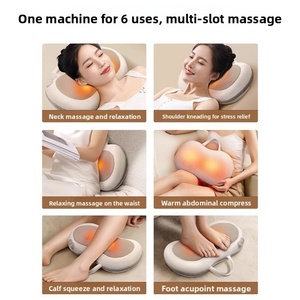 Cross-Border Household Massage <b>Neck</b> Trapezius Muscle <b>Neck</b> Massager Shoulder-<b>Neck</b> Protector Plug-In Cervical Spine Massage <b>Pillow</b> - Product Image 4