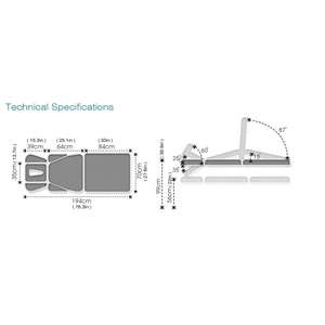 Mesa de Examen Clínico Everyway Medical CA100, Cama de Fisioterapia Eléctrica de 7 Secciones con Arco Central - Product Image 4