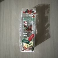 Jouet Squishy Bâton de Beurre de Noël, Jouet Anti-Stress à Montée Lente Texture Vaseline, Beurre Salé à Presser, 12 Pièces par Boîte de Présentation