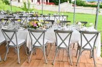 Chaises de location romantiques 3 pièces pour Banquet mariage, chaises en plastique Pp, conception Simple, légères et colorées, pour fête et Restaurant