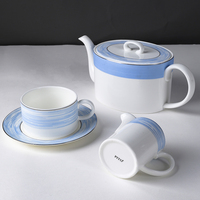 P & T Hotelwar Vaisselle de haute qualité Assiettes en céramique pour hôtels Assiettes Livraison rapide Ensembles de table en céramique Fournisseur en gros
