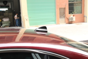 <span class=keywords><strong>Alfa</strong></span> <span class=keywords><strong>Romeo</strong></span> Giulia <span class=keywords><strong>Stelvio</strong></span> 2015-2023 partes del cuerpo aleta de tiburón cubierta de antena de fibra de carbono seco protector de tiburón externo embellecedor - Product Image 2