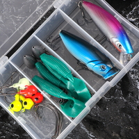 Kit de pêche 39 pièces, leurres et accessoires, ensemble de pêche pour eau douce et eau salée