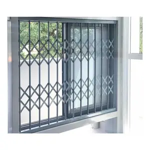 high quality solid wood door crystal grilles roll up shutter door for Supermarket