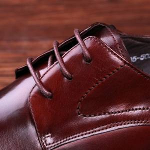 Chaussures de marche en cuir de vachette avec doublure anti-transpirante, embout renforcé, bout pointu, soutien de la voûte plantaire, imperméables, chaussures habillées pour hommes - Product Image 2