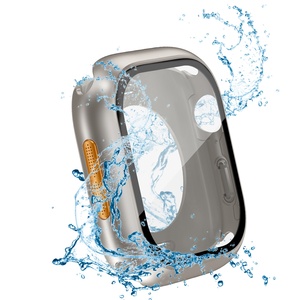 Funda Resistente de Aleación Metálica 360 con Protector de Pantalla de Vidrio Templado para <span class=keywords><strong>Apple</strong></span> <span class=keywords><strong>Watch</strong></span> Series Compatible con IWatch - Product Image 1