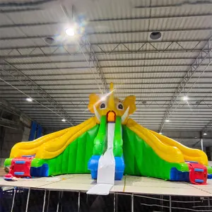 Customized Party ideas jumper bouncer castle blow up waterslide inflatable tropical water slide
