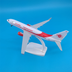 20cm Air Algerie Boeing B737 1/200 Diecast Alloy Resin Vliegtuigmodel Cadeau Met Wielen & Displayhouder - Product Image 5