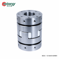 Acoplador de disco retráctil de acero, araña blanca, sin holgura, aislamiento eléctrico, fácil montaje para motor de impresora 3D CNC Stepper Servo