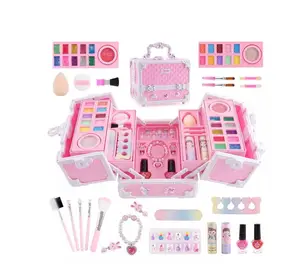 Makeup Toys Set Role Pretend Play Beauty Princess Dress Children's Simulation Handbag Cosmetics Set For Girls