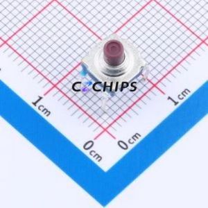 GT-TA179D-H070-L1 Tactile Switch Through hole Component (THT) Switch Single Pole Single Throw Round Button 5N Through Hole - Product Image 1