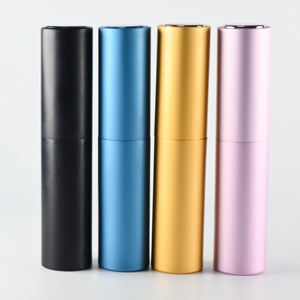 Custom Logo 5ml 8ml 10ml 15ml 20ml Aluminum Mini Portable Travel Black Matte Twist Up Refillable Perfume <strong>Atomizer</strong> Bottle