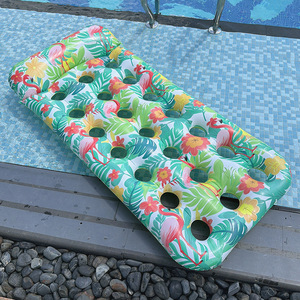 Flamingo <b>Floating</b> Bed Adult <b>Inflatable</b> Pool Lounger With Backrest Water Chair For Swimming And Party Use - Product Image 2