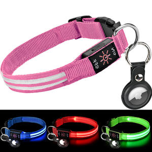 Nuevo Collar de perro Led para mascotas Impermeable USB Recargable Nylon Intermitente Light <span class=keywords><strong>Up</strong></span> Led Collar de perro - Product Image 3