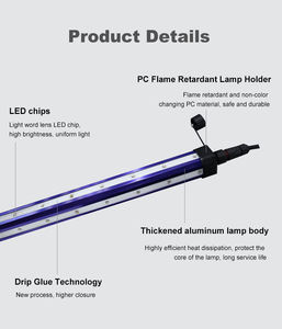 IP65 su geçirmez bitki çiçek sera UVB + UVA uv ir büyümek işık uv büyümek lamba - Product Image 4