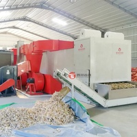Sécheur à bande transporteuse automatique pour légumes, sécheur continu pour la laitue, le brocoli, la citrouille, les chips de manioc, équipement de séchage des légumes