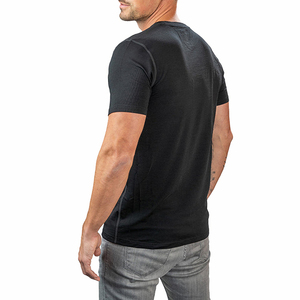 Camisetas Deportivas de Secado Rápido para Hombre, Venta al por Mayor, Personalizadas, de Poliéster y Algodón, Ajustadas, para Gimnasio y Deporte - Product Image 2