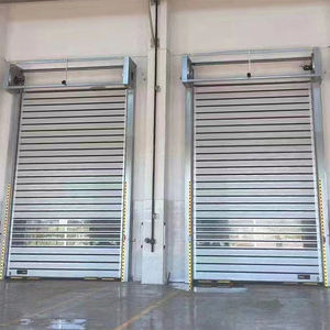 Porte à enroulement <span class=keywords><strong>automatique</strong></span> en PVC et alliage d'aluminium anti-poussière industrielle pour entrepôt et atelier - Product Image 2