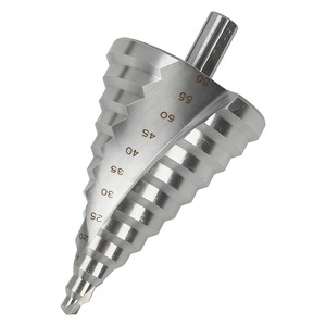 Dr. Giant Metric Step Drill Bit 6-60mm Hex Shank Bright Finish Steel Application - Product Image 4