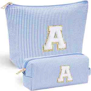 <b>Pink</b> Polyester Makeup Bag Portable Custom Eco-Friendly Travel Cute Cosmetic Pouch Festival <b>Gifts</b> for Women & Teen Girls - Product Image 2
