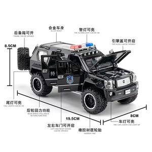 Venta caliente regalo de Navidad coche de fundición a presión 1:24 George Barton aleación modelo de coche de policía simulación - Product Image 3