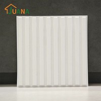 Panneaux muraux en PVC imperméables écologiques, panneaux muraux 3D pour la décoration du plafond du balcon, utilisation en intérieur