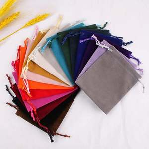 Bolsa de Joyería Pequeña de Terciopelo con Cordón y Flores, Personalizada para Relojes, Monedas, Cosméticos, Regalos de Cumpleaños - Product Image 6