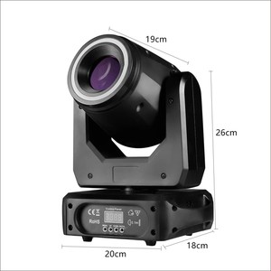 Luces de escenario LED con cabeza móvil de 100W New Beam Spot Wash 3 en 1 para <span class=keywords><strong>DJ</strong></span> Disco Night Club Bar - Product Image 6