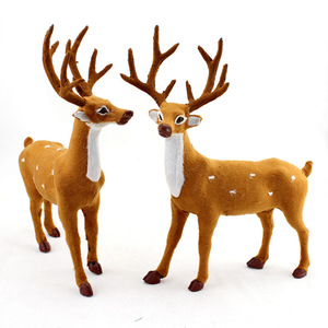 Batería operado navidad regalo juego Musical a Santa Reno <span class=keywords><strong>con</strong></span> <span class=keywords><strong>trineo</strong></span> para regalos de peluche de felpa muñeca - Product Image 4
