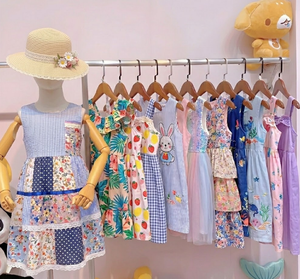 Ropa Infantil de Boutique de Alta Gama, Conjuntos Transpirables y Amigables con la Piel, Ideales para Vacaciones en la Playa, Fiestas de Cumpleaños, Entrega Rápida, China - Product Image 6