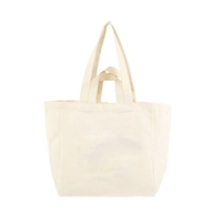 Sac fourre-tout en toile de coton recyclé écologique avec impression de logo pour le shopping, les voyages et les activités de plein air