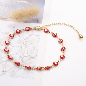 Cavigliera in Acciaio Inossidabile con Occhi di Demone, Gioiello Romantico per la Vita Quotidiana, Cavigliere per Donne - Product Image 4
