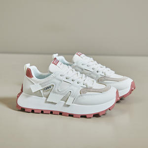 Zapatillas deportivas para caminar y <span class=keywords><strong>tenis</strong></span> a la moda para <span class=keywords><strong>mujer</strong></span>, parte superior de microfibra informal cómoda y resistente al desgaste - Product Image 2