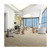 Vente chaude Akminster laine tapis luxe 5 étoiles Hôtel Lobby et couloir tapis mur à mur