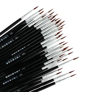 10Pcs Art Supplies Hand Painted Thin Hook Line <b>Pen</b> Drawing Art <b>Pen</b> Paint Brush Nylon Brush Acrylic Painting <b>Pen</b> Wholesale - Product Image 1